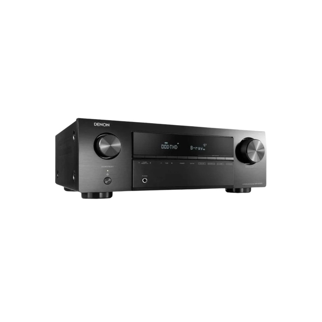 Denon AVR-X250BT 5.1 Ch 4K Ultra HD AV Receiver with Bluetooth
