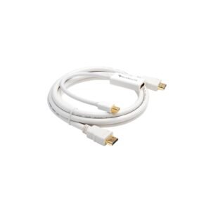 BlueRigger Bundle - Premium Mini DisplayPort (Mini DP) to HDMI Female Adapter + HDMI Cable (6ft /10ft)