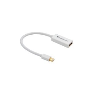BlueRigger Premium Mini DisplayPort to HDMI Male to Female Adapter Cable (15cm)
