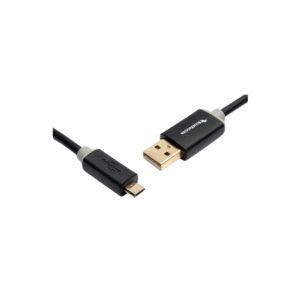 BlueRigger Premium Micro USB Cable for Smartphones, Tablets and other devices - Black (3ft /6ft)