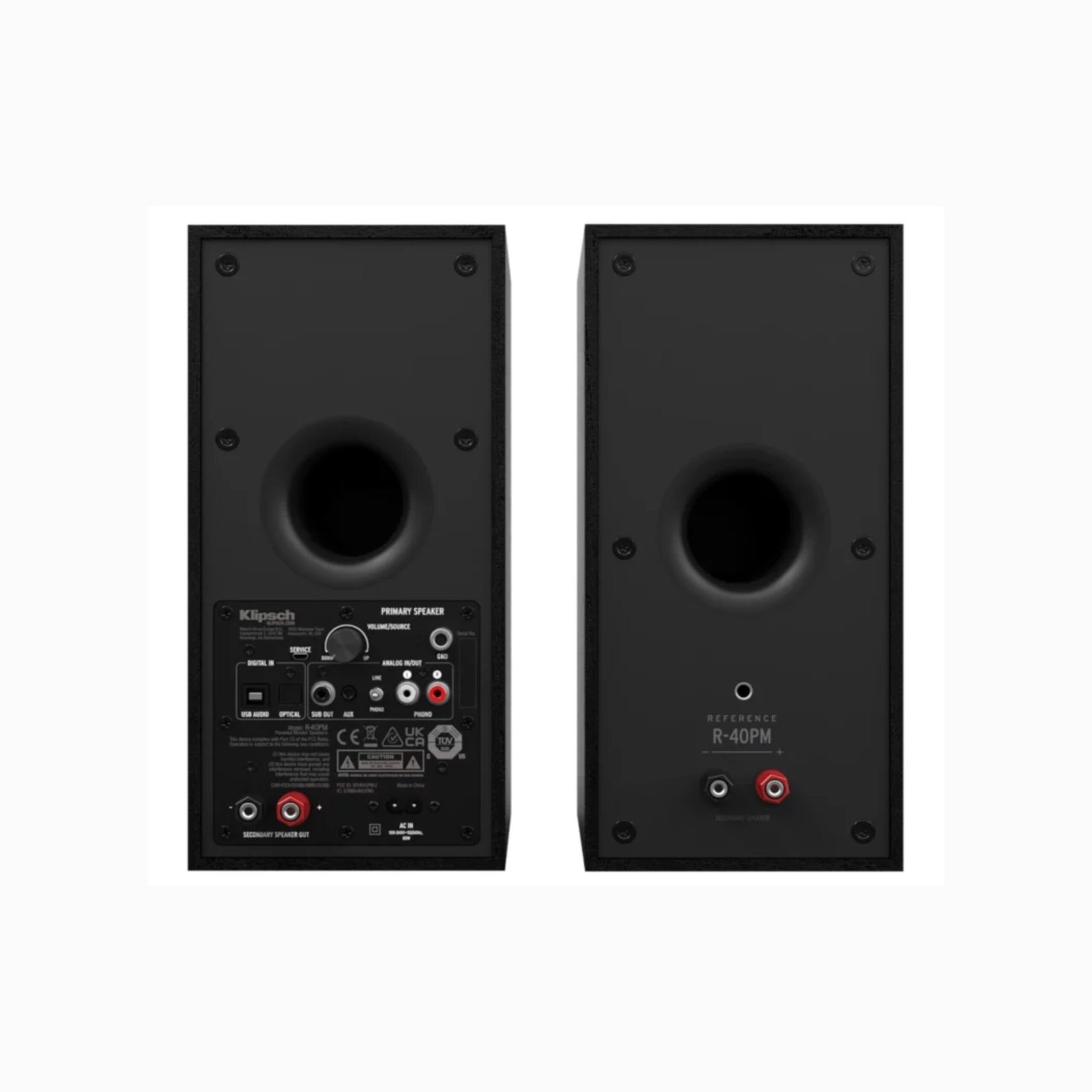 Klipsch R-40PM Powered Speakers (Pair) - Image 6