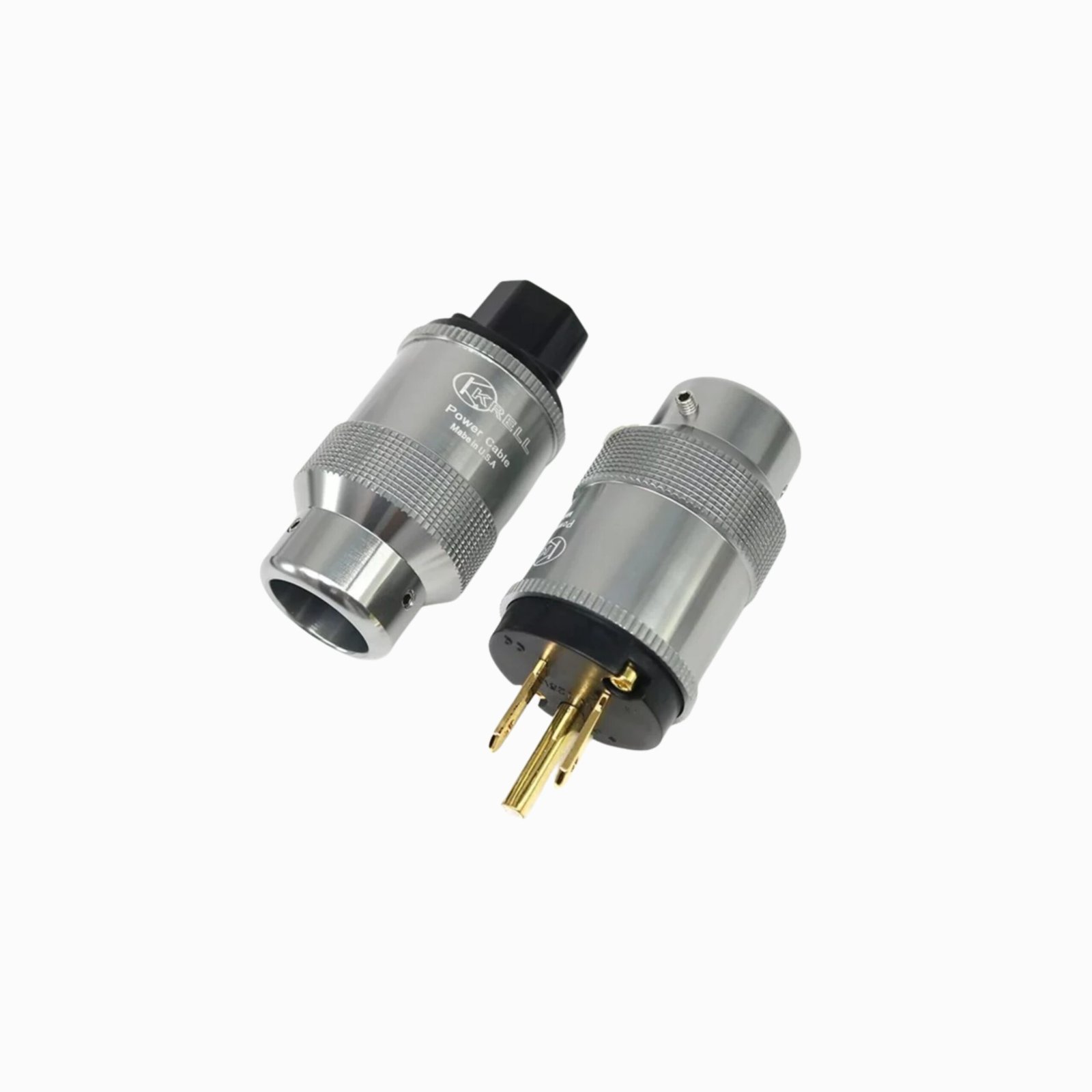 Reference Power Plugs for Hifi power Cables USA 3 pin + IEC (Pair) - Image 3
