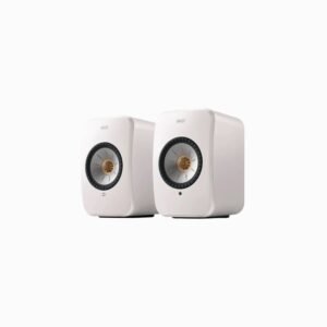 KEF LSX II - Powered/Active Bookshelf Speaker (Pair) (Mineral White)