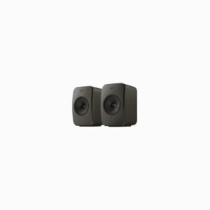 KEF LSX II LT Wireless Streaming Powered/Active Bookshelf Speaker (Pair) (Graphite Grey)