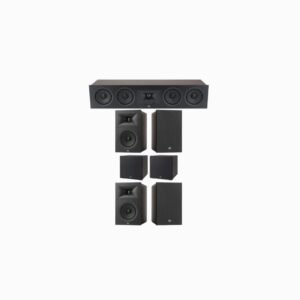 JBL Stage 250B Series 5.2 Channel- 5.2 Bookshelf Speaker Bundle Package (Includes Stage 250B, 245C, 200P)