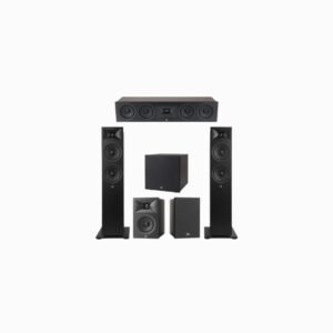 JBL Stage 260F Series 5.1 Channel- 5.1 Speaker Bundle Package (Includes Stage 260F, 245C, 240B, 200P)