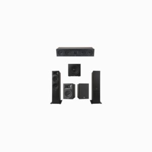 JBL Stage 280F Series 5.1 Channel- 5.1 Speaker Bundle Package (Includes Stage 280F, 245C, 240B, 220P)
