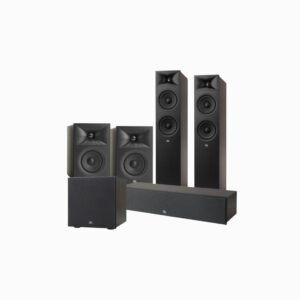 JBL Stage 260F Series 5.1 Channel- 5.1 Speaker Bundle Package (Includes Stage 260F, 245C, 240B, 220P)