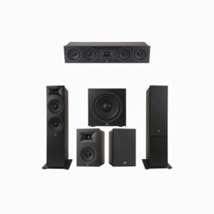 JBL Stage 280F Series 5.1 Channel- 5.1 Speaker Bundle Package (Includes Stage 280F, 245C, 250B, 220P)
