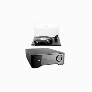 Rega Planar 1 Turntable (Black Colour) & Rega Brio - Integrated Stereo Amplifier (Bundle Pack)