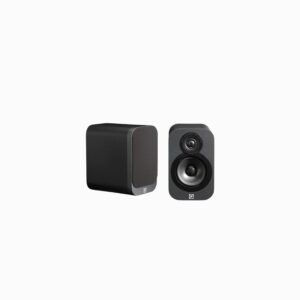 Q Acoustics 3010 - Compact Bookshelf Speaker (Pair) (Black)